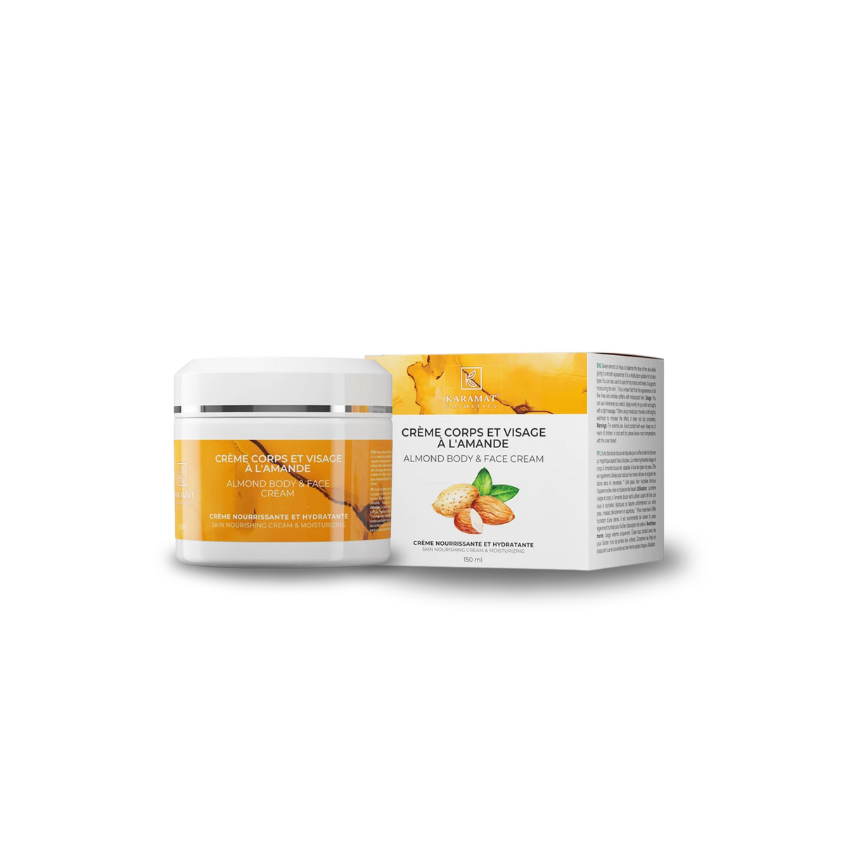 Karamat - Crème Corps et Visage à l'Amande - 150 ml