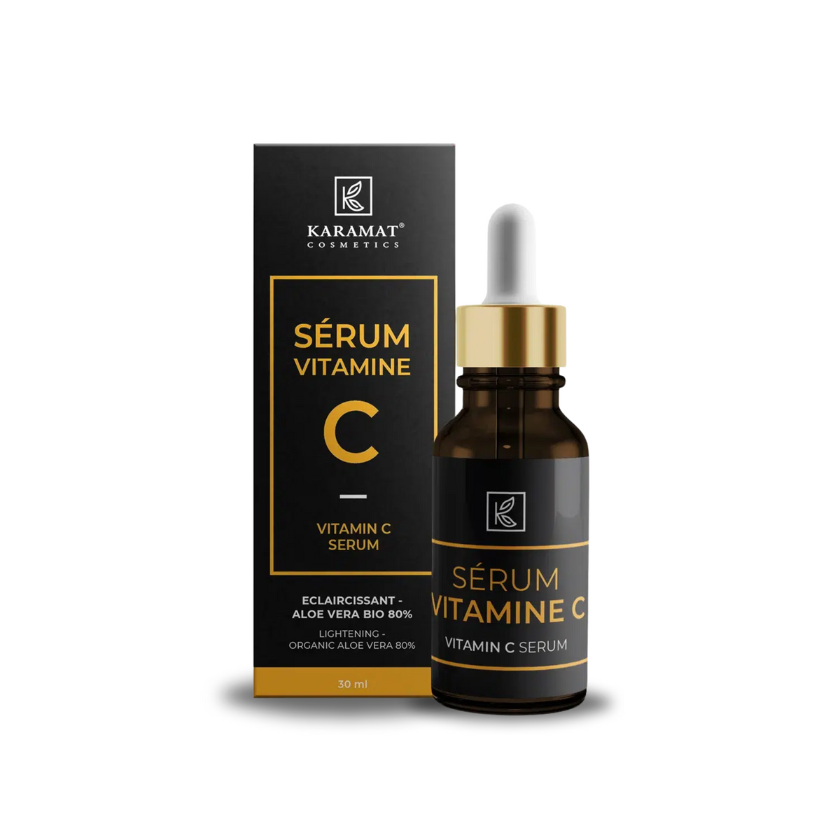 Karamat - Sérum Éclaircissant à la Vitamine C et Aloe Vera Bio - 30 ml