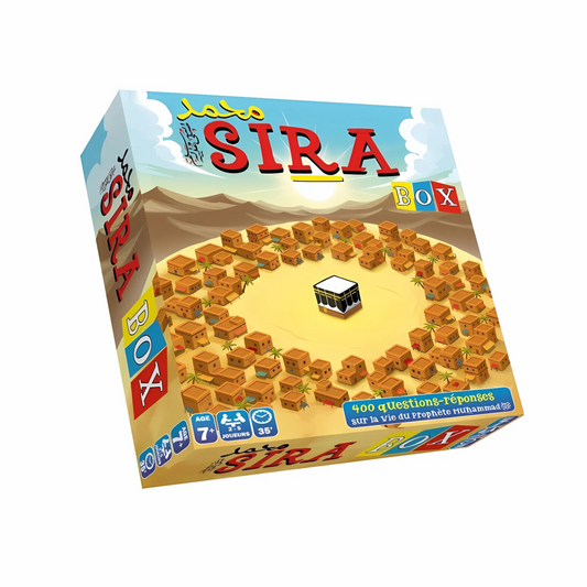Sira Box – Jeu de Société sur la Vie du Prophète Muhammad (SAW) – 500 Questions-Réponses