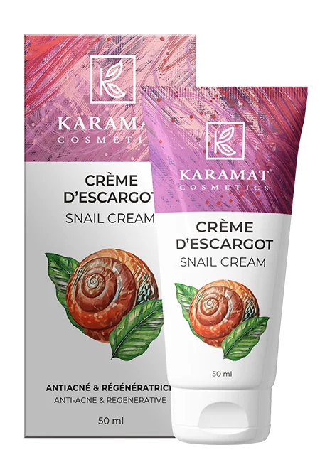 Karamat - Crème d'Escargot Anti-Acné Régénératrice - 50 ml