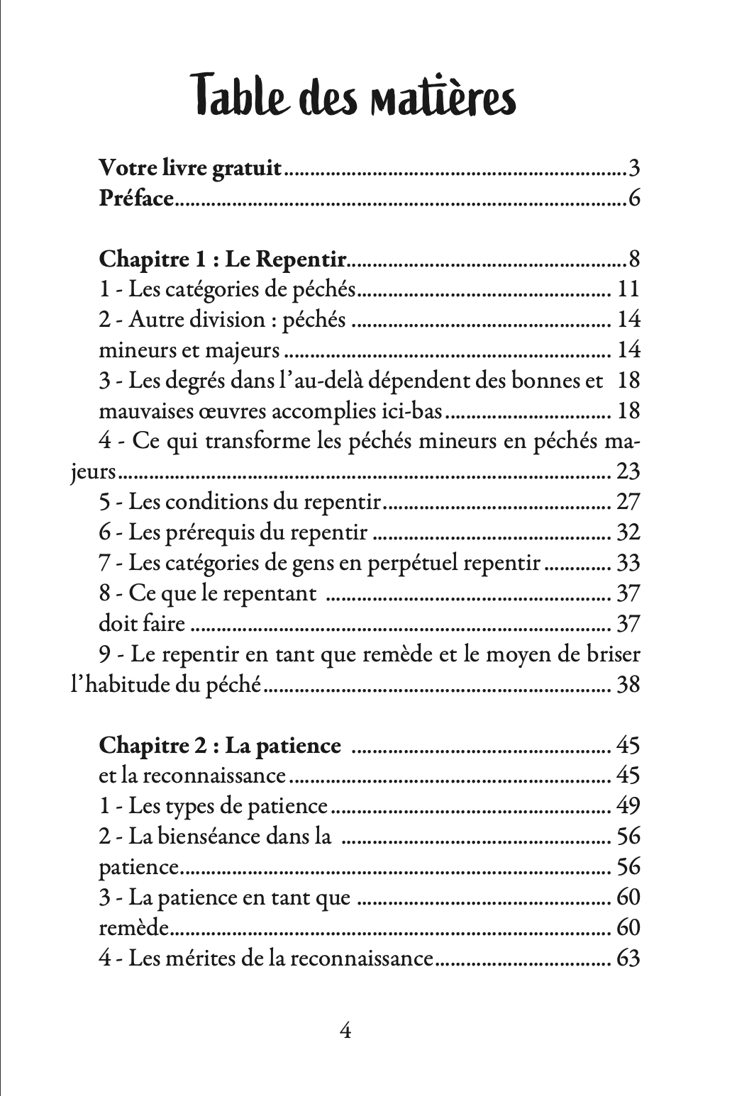 Le Livre du Repentir