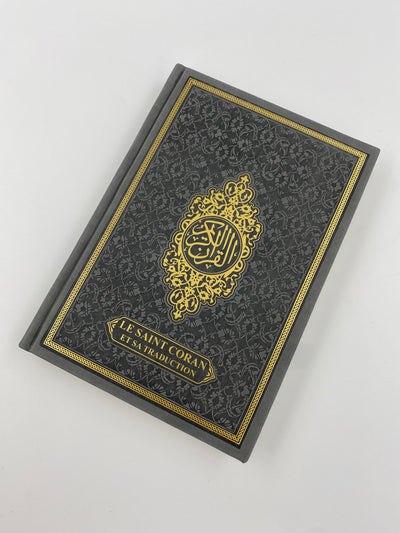 The Noble Quran Grey French-Arabic