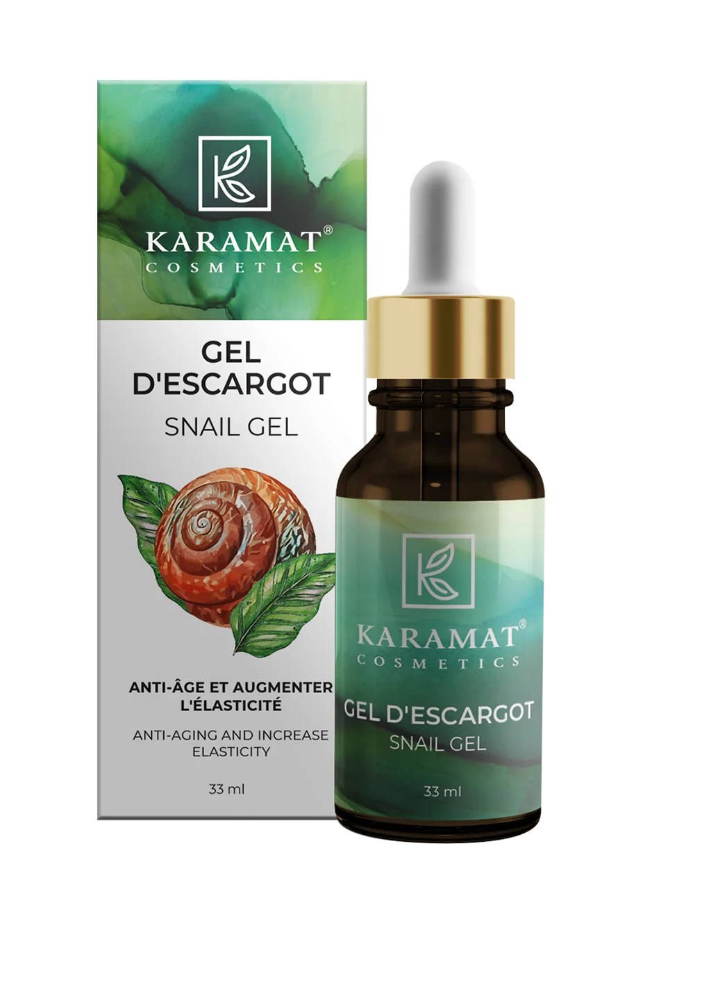 Karamat - Gel d'Escargot Rajeunissant et Hydratant - 33 ml