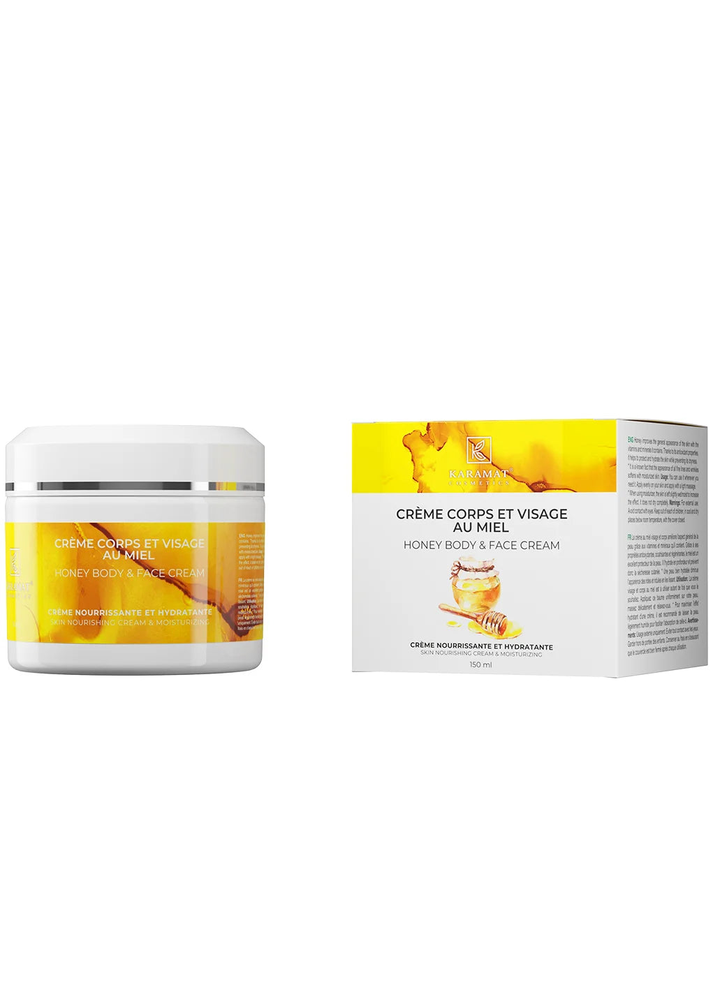 Karamat - Nourishing Body and Face Cream with Honey - 150 ml