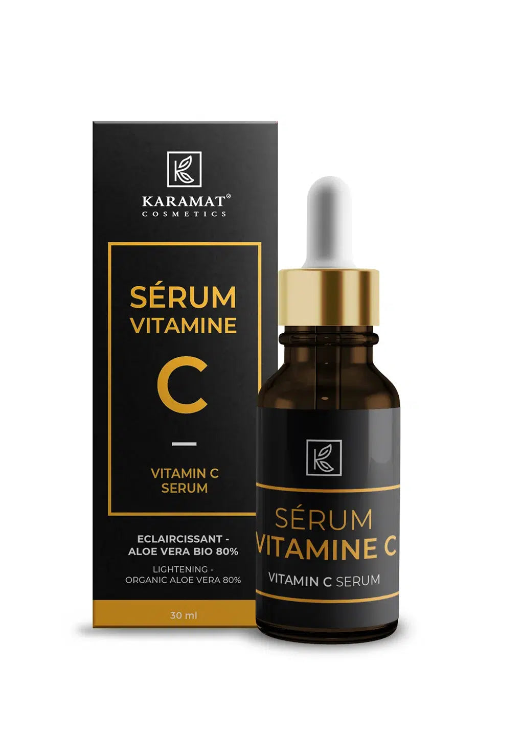 Karamat - Sérum Éclaircissant à la Vitamine C et Aloe Vera Bio - 30 ml