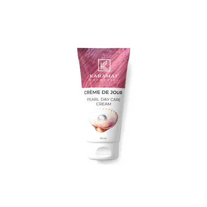 Karamat - Crème Perle de Jour - Crème Éclaircissante à la Protéine de Perle SPF20 - 50 ml
