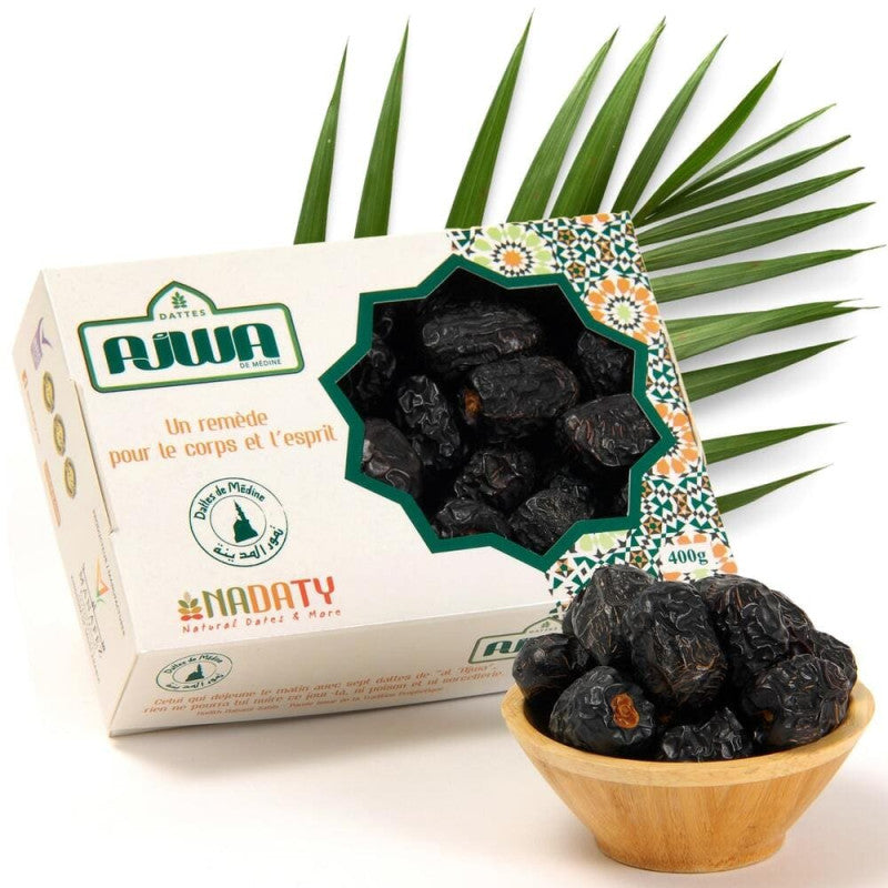 Dattes Ajwa de Médine Premium - Nadaty - 400g