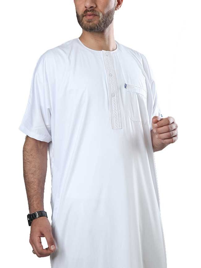 Qamis White short sleeve