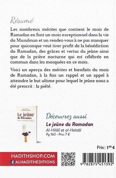 LES MÉRITES DU JEÛNE ET DE LA PRIÈRE NOCTURE DU RAMADAN - ‘ABD AL-‘AZÎZ