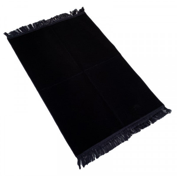 Tapis de prière Velours luxe NOIR