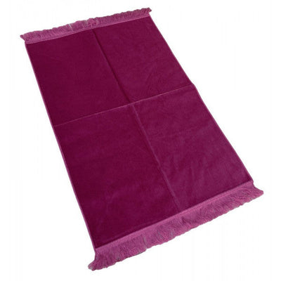 Tapis de prière Velours luxe ROSE