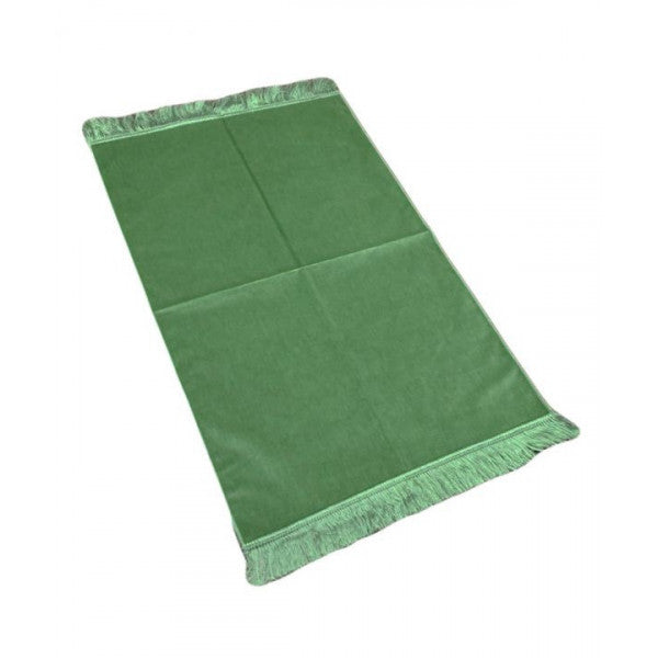 Tapis de prière Velours luxe VERT